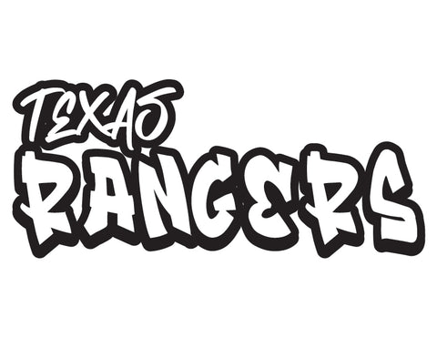 MLB Graffiti Decals texas rangers - cartattz1.myshopify.com