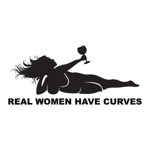 Mom Bod Decal Real Women Have Curves Funny Sticker
