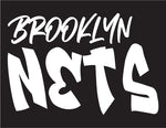 NBA Graffiti Decals-Brooklyn Nets - cartattz1.myshopify.com