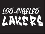 NBA Graffiti Decals-Los Angeles Lakers - cartattz1.myshopify.com