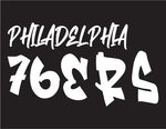NBA Graffiti Decals- Philadelphia 76ers - cartattz1.myshopify.com