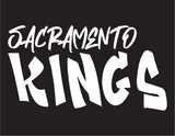 NBA Graffiti Decals-Sacramento Kings - cartattz1.myshopify.com