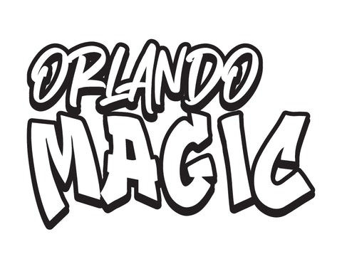 NBA Graffiti Decals-Orlando Magic - cartattz1.myshopify.com
