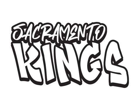 NBA Graffiti Decals-Sacramento Kings - cartattz1.myshopify.com