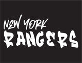 NHL Graffiti Decals-New York Rangers - cartattz1.myshopify.com