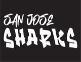 NHL Graffiti Decals-San Jose Sharks - cartattz1.myshopify.com