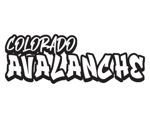 NHL Graffiti Decals-Colorado Avalanche - cartattz1.myshopify.com