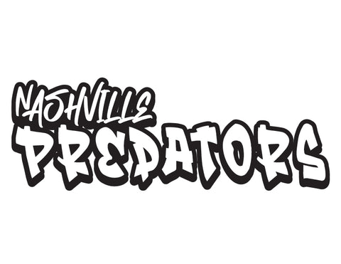 NHL Graffiti Decals-Nashville Predators - cartattz1.myshopify.com