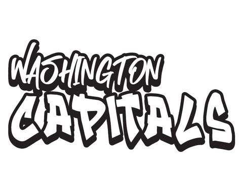 NHL Graffiti Decals-Washington Capitals - cartattz1.myshopify.com