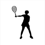 Tennis Sticker 3 - cartattz1.myshopify.com