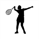 Tennis Sticker 4 - cartattz1.myshopify.com
