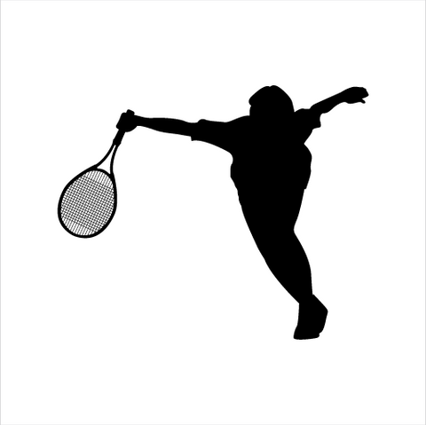Tennis Sticker 7 - cartattz1.myshopify.com