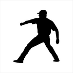 Baseball Sticker 8 - cartattz1.myshopify.com