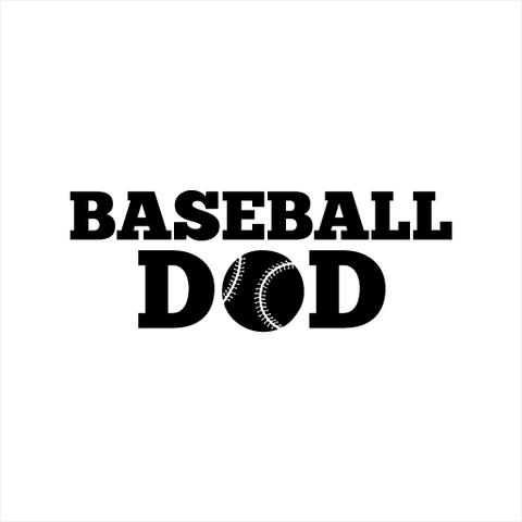 Baseball Dad Sticker - cartattz1.myshopify.com