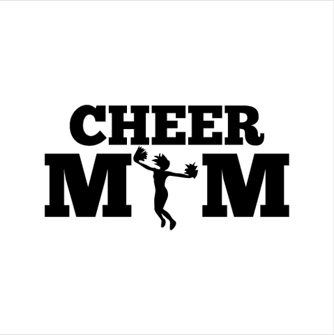 Cheer Mom Sticker - cartattz1.myshopify.com