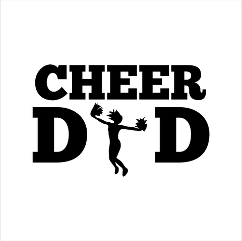 Cheer Dad Sticker - cartattz1.myshopify.com